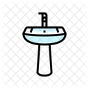 Pedestal Sink Porcelain Icon