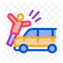 Pedestrian Hit By Icon