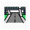 Pedestrian Bridge Highway Icon
