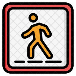 Pedestrian Crossing  Icon