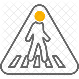 Pedestrian Crossing  Icon