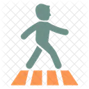 Pedestrian Walk Road Icon