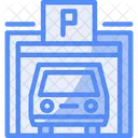 Pedestrian Parking Garage Walkway In Parking Garage Parking Garage For Pedestrians Icon