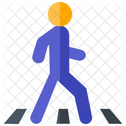 Pedestrian Walker  Icon