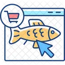 Pesca Pescado Marisco Icono