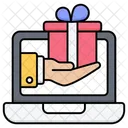 Servicio Pedido En Linea Icono