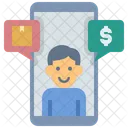 Influencer Digital Marketing Icono