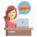 Pedido En Linea Consultar Mujer Pedido Icono