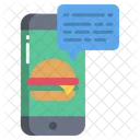 Pedido En Linea Hamburguesa Pedido Icono