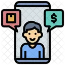 Pedido En Linea Digital Marketing Icono
