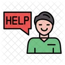 Ayuda Soporte Chat Icono
