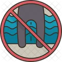 Pee Pool Prohibited Icon