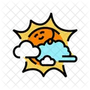 Peeking Through Clouds Icon