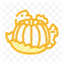 Peeled Clementine Mandarin Icon