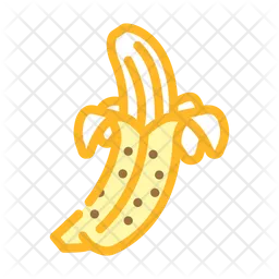 Peeled Banana  Icon