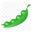 Organic Food Healthy Food Peeled Peas Icon