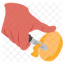 Peeling Potato Potato Root Vegetable Icon