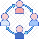Peer Collaboration  Icon