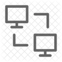 Peer To Peer Pp Cryptocurrency Icon