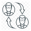 Peer To Peer Peer Team Icon