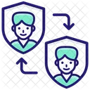 Peer To Peer User Insurance Insurance Icon
