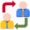 Peer To Peer  Icon