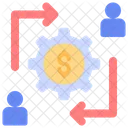 Peer To Peer Peer P 2 P Icon