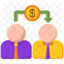 Peer To Peer Lending P 2 P Lending Giving Money Icon