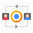 Peer To Peer Network Pp  Icon