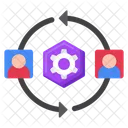 Peer To Peer Pp Icon