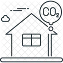 Pegada De Carbono Domestica Ícone