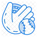 Luva De Captura Luva De Beisebol Luva De Beisebol Ícone