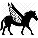 Pegasus Greek Horse Icon