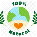 Pegatina Eco Organico Icon