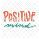 Pegatina Positividad Motivacion Icono