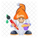 Saint Patrick Joyeux Jour De Patrick Gnome Fantastique Icône