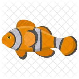 Peixe tropical  Ícone