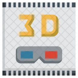 Película 3D  Icono