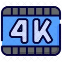 K Pelicula Formato Icon