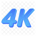 Película 4k  Icono