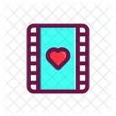 Icono De San Valentin En La Version De Contorno Completo Icon