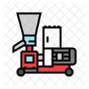 Pellet Mill Wood Icon