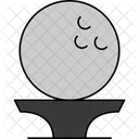Pelota de golf  Icono