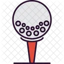 Pelota de golf  Icono