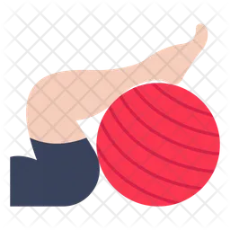 Pelota de yoga  Icono