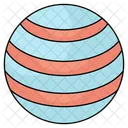 Pelota de yoga  Icono