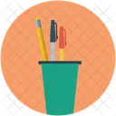 Pen Cup Pencil Icon