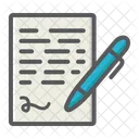 Pen Sign Contract Icon