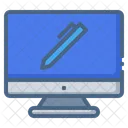Pen Monitor Screen Icon