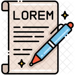 Pen And Paper  Icon